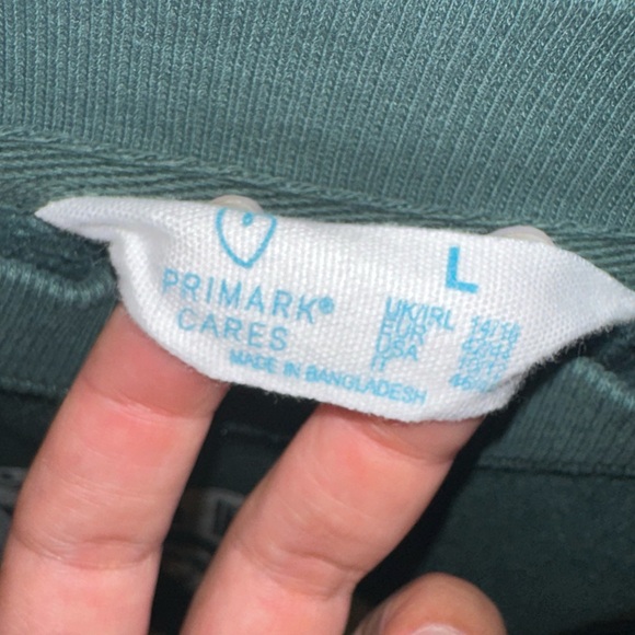 Dark green oversized sweater. Long sleeve. - Picture 3 of 6